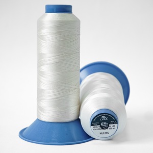 HL LYRA 120D/2 fils 100% Polyester taille OEM tri-lobal broderie fils à coudre haute ténacité résistance à l'abrasion chimique - Product Image 3