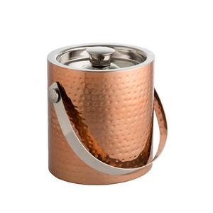 Cobre Diseño de lujo Decoración al por mayor Diseño de lujo Clásico Metal Vino Cubos de hielo Cubo Champing al precio más barato - Product Image 5