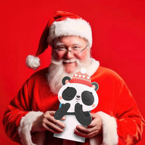 Sacs de cadeaux de vacances Kraft et autocollants de Noël Fournitures de fête parfaites pour les célébrations festives Boîte en papier à pois - Product Image 5