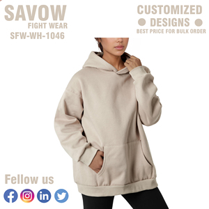 Sudaderas con capucha para mujer, personalizadas con estampado por descarga, antiarrugas, oversize, cortas, 100% algodón, estilo streetwear, forro polar - Product Image 3