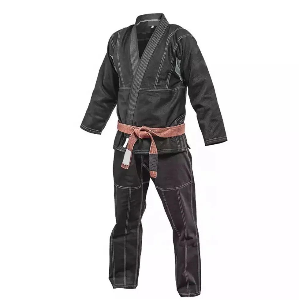 Groothandel Hoge Kwaliteit Katoenen Judo Uniform Fabrikant Bjj Kimono Jiu Jitsu 100% Voorgekrompen Stof Brazilian Bjj Kimono Voor Mannen