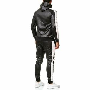 Conjunto de Sudadera con Capucha y Pantalones para Hombre, Ropa Deportiva de Dos Piezas con Cremallera - Product Image 5