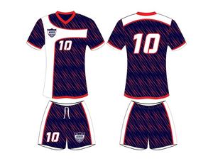 Uniforme de Fútbol Personalizado al por Mayor de Alta Calidad, Ligero, Elástico, de Manga Corta y Transpirable para Uso en Exteriores en Verano, 100% - Product Image 2