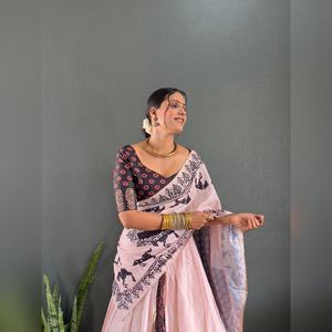 Último Modelo de Lehenga Choli para Fiesta, para Mujer, Algodón, Estampado Digital, Cosido, para Boda, Estilo Indio, al por Mayor y Barato - Product Image 6