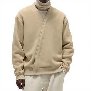 Chaqueta al por mayor para hombre, de piel de oveja, personalizada, con forro polar Sherpa, cremallera, chaqueta Teddy de forro polar para hombre, chaqueta de forro polar para mujer, logotipo de goma - Product Image 3