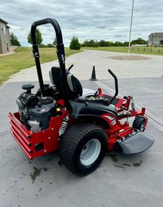 Commercial 42" & 54" Zero Turn <b>Riding</b> Lawn Mower with Folding Handle 4-Stroke Engine Cordless Feature Gasoline Powered - Product Image 6