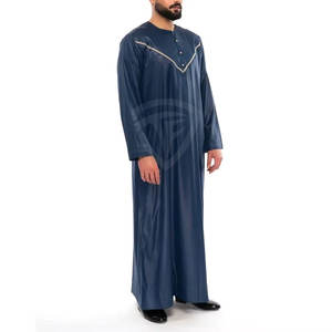 Comfortable Breathable Men Thawb Top Selling Different Color Men Thawb For <b>Islamic</b> Wear - Product Image 1