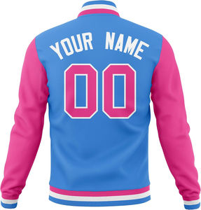 Chaqueta Bomber Varsity de Béisbol de Primera Calidad en Cuero Genuino, Colores Personalizados del Equipo, Cuerpo de Lana y Mangas de Cuero - Product Image 3