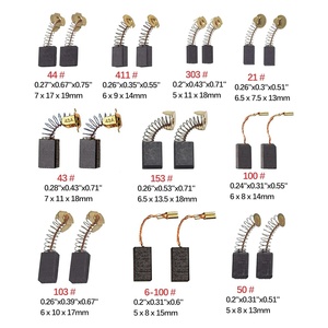 Todo Tipo de cepillos de carbono para herramientas eléctricas personalizadas, cepillo de Motor eléctrico de carbono - Product Image 2