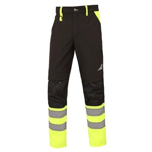 Pantalon décontracté en polaire réfléchissant pour l'automne, respirant, haute visibilité, imperméable, coupe-vent, multi-poches, travail, construction - Product Image 4