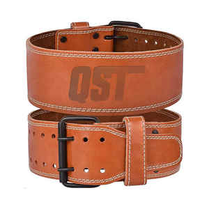 Cinturones de cuero para levantamiento de pesas con logotipo y diseño personalizado para entrenamiento, accesorios para gimnasio, ejercicio físico, cinturón de compresión para entrenamiento de peso muerto - Product Image 1