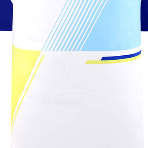 ออกแบบโลโก้ตามสั่ง พิมพ์ลายแบบซับลิเมชั่นสำหรับเสื้อยืด-ผ้าโพลีเอสเตอร์ 100% ระบายอากาศได้ดี เป็นมิตรกับสิ่งแวดล้อม บริการ OEM สำหรับผู้ชาย ผลิตจากโรงงาน - Product Image 6