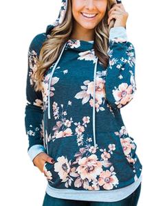 Casual Otoño Invierno negro contraste Color manga larga mujeres señoras pulóver Sudadera con capucha corta para mujeres Crop Hoodies sudaderas Tops - Product Image 3