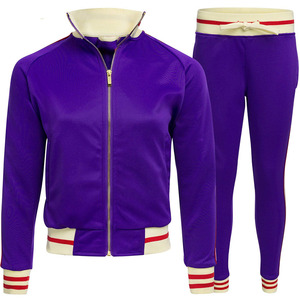 Bas quantité minimale de commande couleur personnalisée femmes survêtements meilleure vente avec panneau avant vierge à capuche course ensemble de survêtement uni - Product Image 3