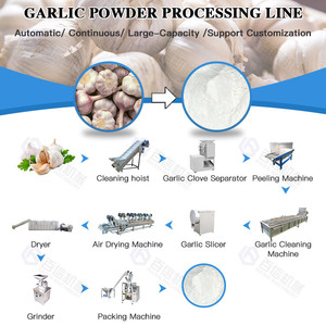 Baixin Machinery 100-2000kg Poudre d'ail faisant la machine Broyeur d'ail Machine Ligne de production - Product Image 3
