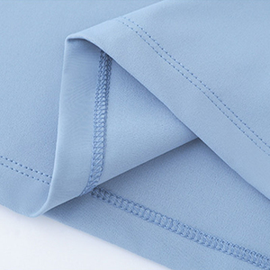 Alta calidad 180gsm 85% poliéster 15% Spandex Quarter Zip Thumb Loops Curvy Hem manga larga Active Tops Yoga Gym Shirt para mujeres - Product Image 6