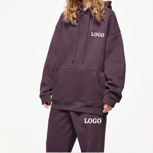 <b>Women's</b> Fashionable Oversized Pullover <b>Tracksuit</b> Winter Lightweight Hooded Fleece Customized <b>Plus</b> <b>Size</b> Drop Shoulder Casual - Product Image 6