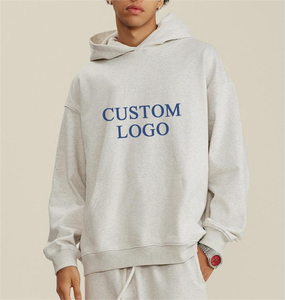 Sudadera con Capucha Personalizada de Invierno para Hombre, Estilo Urbano, 400 500GSM, Felpa de Algodón de Alta Calidad, Sin Cordones, Corte Regular, con Bolsillos - Product Image 3