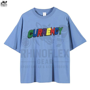Camisetas de Moda para Adultos, Nueva Colección, Bordado Personalizado, Transpirables, Resistentes, Estilo Ringer, Tejido de 220 Gramos, Gran Venta - Product Image 3