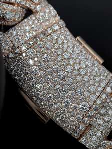 Chaîne à maillons cubains Moissanite plaquée rhodium 15mm, cadeau de mariage pour hommes, bijoux glacés style Hip Hop en argent sterling 925 - Product Image 5