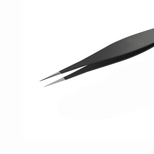 Pinzas para Cejas de Acero Inoxidable de Alta Calidad Gray Rocks, Punta Inclinada, Precisión Perfecta, Color y Logotipo Personalizados, Empaque Personalizado - Product Image 4