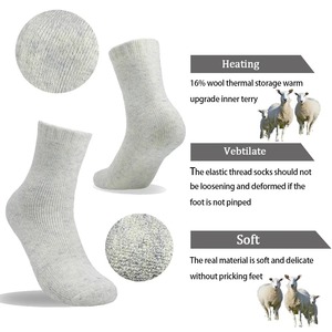 Autumn Fuzzy Indoor Reading Cotton Blend Dress <b>Socks</b> Fleece Super Thick <b>Warm</b> for <b>Men</b> Athletic - Product Image 2