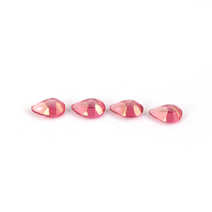 Piedra preciosa suelta en forma de pera de topacio Rosa Natural de alta calidad, corte facetado suave, 7X5MM para la fabricación de joyas hechas a mano - Product Image 2