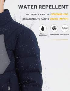 Veste chaude d'hiver de coupe régulière Nouveau design Vestes pour hommes à bulles d'air personnalisées à la mode pour hommes - Product Image 3