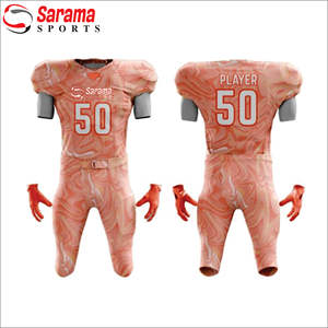 Uniformes professionnels de Football américain personnalisés, vente en gros, uniformes de Football américain par Sublimation sur mesure - Product Image 1