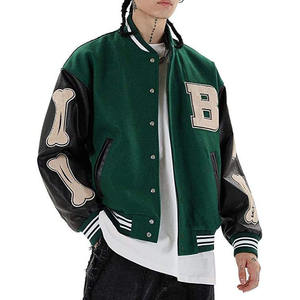 Wholesale Custom Winter Baseball <b>Jacket</b> 100% Wool Chenille Embroidery Lettermen <b>Vintage</b> <b>Varsity</b> <b>Jacket</b> for Men Top Design - Product Image 5