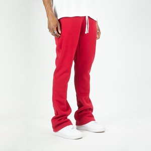 กางเกงวอร์มเอวกลางผ้าเทอร์รี่น้ำหนักเบา 400 กรัม รุ่นปี 2024 ผ้าฝ้าย 100% ทรงตรง สีพื้น มีเชือกผูก เหมาะสำหรับเล่นกีฬาและสวมใส่ลำลอง - Product Image 4