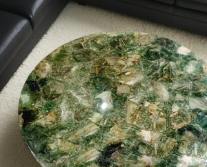 Sceau en agate poli artisanal, décoration de luxe pour la maison, motif floral religieux, résine, couleur personnalisée, haute qualité artisanale - Product Image 3