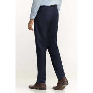 Pantalones de Vestir para Hombre, Corte Regular, Formales, para Negocios, con Decoraciones de Cremallera, Cintura Media, Rectos, de Seda Worsted, Disponibles en Varios Colores, Tallas XL a 4XL - Product Image 5