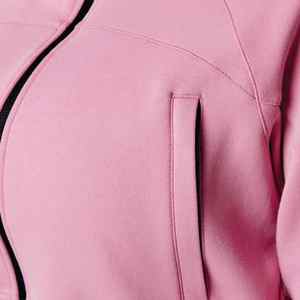 Venta al por mayor de algodón señoras gimnasio en blanco de manga larga chándal Crop Tops Croptop sudadera logotipo personalizado recortada Sudadera con capucha para las mujeres - Product Image 4