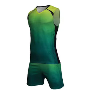 Wholesale High Quality Polyester <b>Volleyball</b> Jersey Women Custom Heat-Transfer Printing Team Uniform Style <b>Sets</b> - Product Image 5