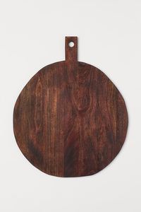 Ensemble de cadeaux de cuisine de couleur foncée, équilibre en bois, planche de service rustique en bois massif, planche à découper en bois avec poignée, Offre Spéciale - Product Image 3