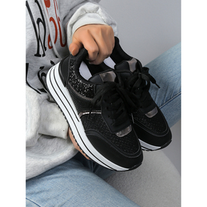 Zapatillas deportivas informales transpirables versátiles para mujer a la moda para correr - Product Image 1