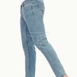 Venta caliente pantalones vaqueros de buena calidad en pantalones de tamaño adulto personalizado bajo MOQ pantalones vaqueros genuinos pantalones de hombre - Product Image 2