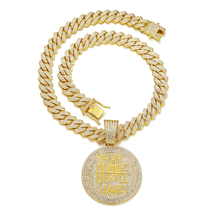 Cadena de Hip Hop de moda con colgante hecho a mano en plata de ley 925 Diamante cultivado Leb con claridad VVS mejorada - Product Image 4