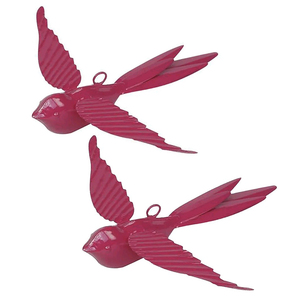 <b>Easter</b> and Christmas <b>Ornament</b> Garden Decor Festive Metal Hanging Birds Party Supplies Decorations - Product Image 1