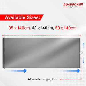 โรดพาวเวอร์รถที่มีสไตล์ลูกกลิ้งบังแดดรถยนต์รูปแบบที่ทันสมัยผ้าป้องกันการซีดจางช่วยเพิ่มความสวยงาม - Product Image 3