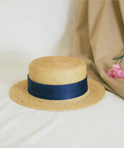 Vente en gros 2024 Chapeaux de paille unisexes à la mode d'été Accents de ruban colorés pliables pour hommes actifs Femmes Voyageurs pour l'extérieur - Product Image 4