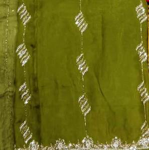 Designer moderne non cousu brodé à la main indien pakistanais fête porter des costumes pour les femmes Fashion-Forward Style traditionnel pour - Product Image 2