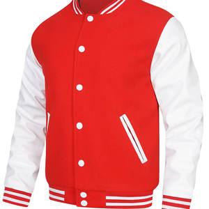 Veste universitaire pour hommes veste pour hommes meilleure qualité vêtements d'hiver lourds Logo personnalisé col rond taille normale vêtements de plein air - Product Image 1