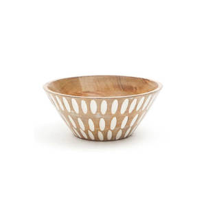 Cuenco artesanal de madera tallado a mano, perfecto para servir sopa, arroz, frutas y ensaladas, utensilios de cocina al por mayor para Cocinas Modernas - Product Image 1