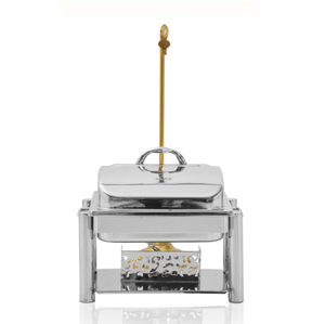 2023 Meilleure vente en acier inoxydable chauffe-plats Buffet en acier inoxydable chauffe-plats utilisé chauffe-plats doré suspendu support supérieur - Product Image 2