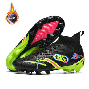 Zapatos de fútbol con tacos para terreno duro para hombre, botas de competición profesionales, calzado deportivo de entrenamiento ligero y transpirable - Product Image 4