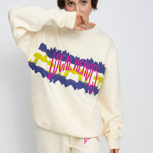 Ensemble de survêtements sublimés personnalisés pour femmes/grande taille, tenue décontractée, ensemble de sweat-shirt de jogging 2 pièces à la mode - Product Image 3