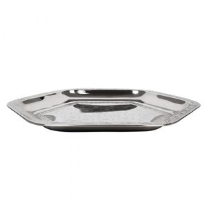 Bandeja de Servicio Metálica de Gran Capacidad y Alta Calidad con Agarre Cómodo para Servir Fácilmente, Disponible a Precio Económico para Exportación - Product Image 6