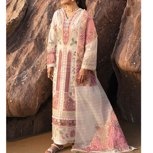 Costume de luxe pour femmes brodé à la main, ensemble de 3 pièces, costume de designer, broderie lourde élite pour femmes, tenue de soirée haut de gamme - Product Image 4